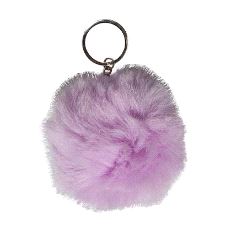 6-0450 Nøkkelanheng Pompon. Lilla